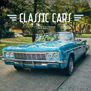 Classic Cars 2026 Calendar Cover