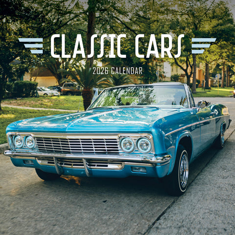 Classic Cars 2026 Calendar Cover