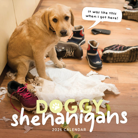 Doggy Shenanigans 2026 Calendar Cover