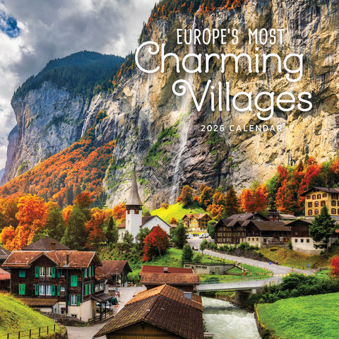 Europes Most Charming Villages 2026 Calendar Cover