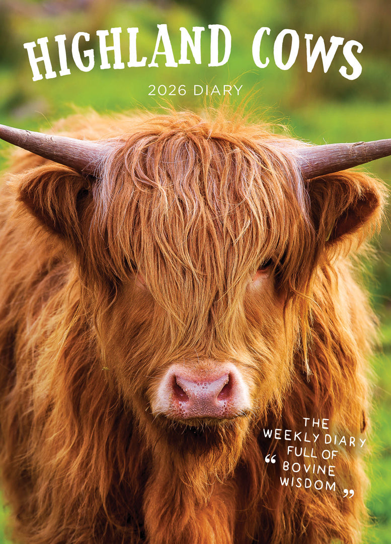 Highland Cows 2026 Diary Cover