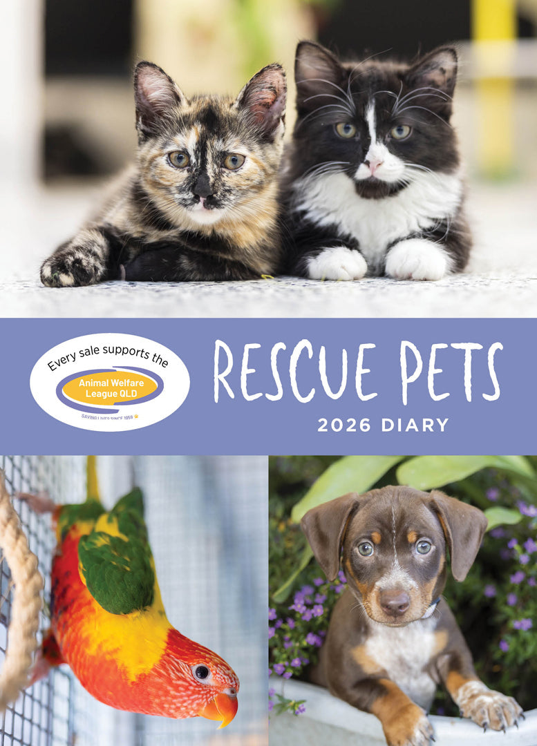 Rescue Pets 2026 Diary Cover