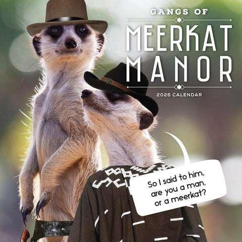 Gangs Of Meerkat Manor 2026 Calendar Cover