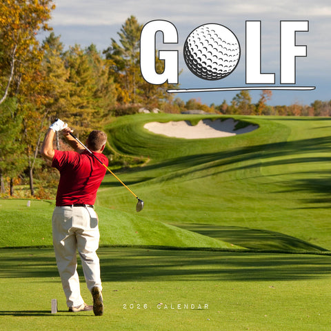 Golf 2026 Calendar Cover