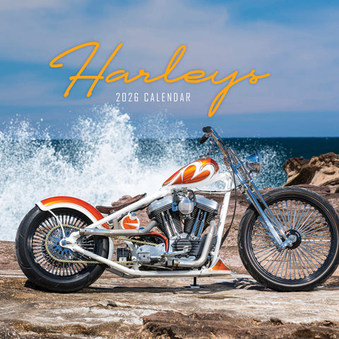 Harley Davidson 2026 Calendar Cover