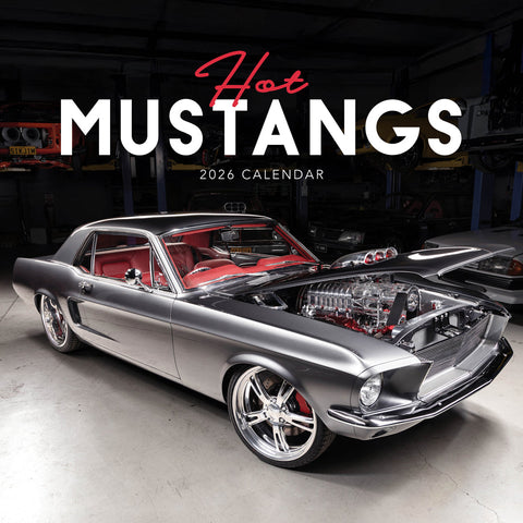 Hot Mustangs 2026 Calendar Cover
