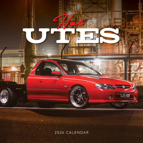 Hot Utes 2026 Calendar Cover