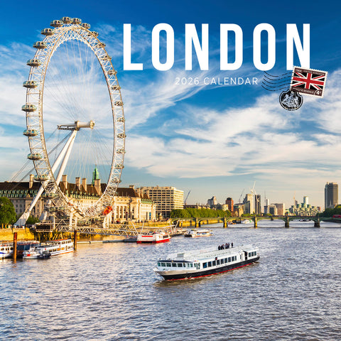 London 2026 Calendar Cover