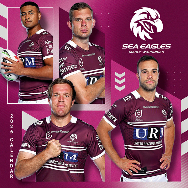 Nrl Manly Sea Eagles 2026 Calendar Cover