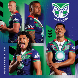 Nrl New Zealand Warriors 2026 Calendar Cover