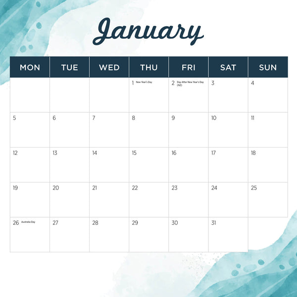 Our Australia Natural Icons 2026 Calendar January