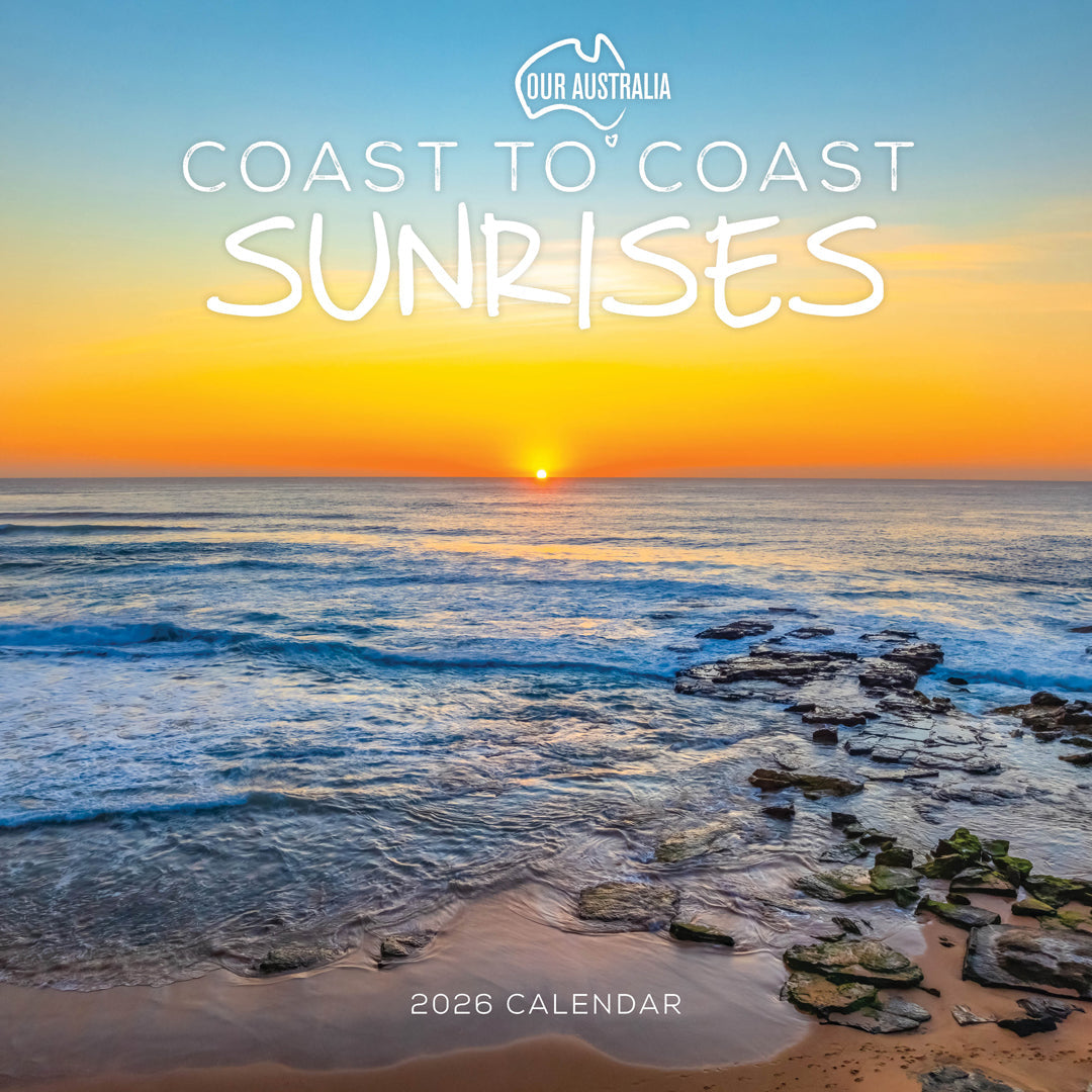 Our Australia Coast To Coast Sunrises 2026 Calendar Cover