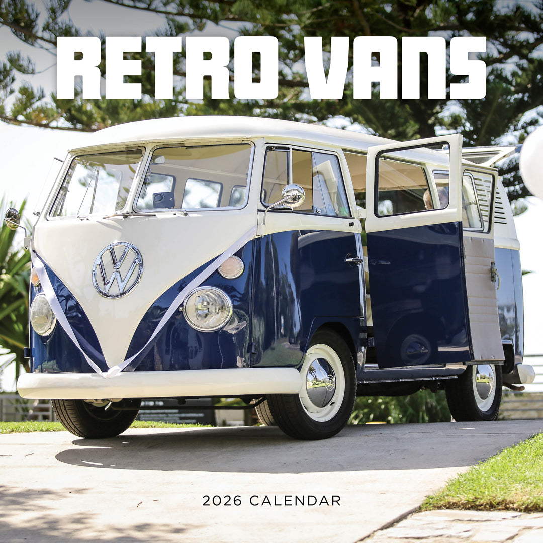 Retro Vans 2026 Calendar Cover
