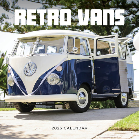 Retro Vans 2026 Calendar Cover
