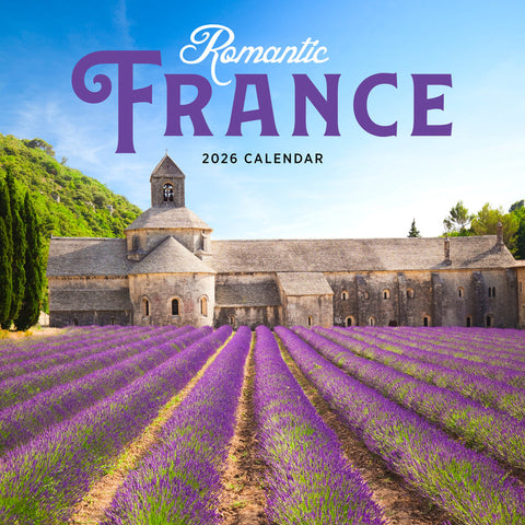 Romantic France 2026 Calendar Cover