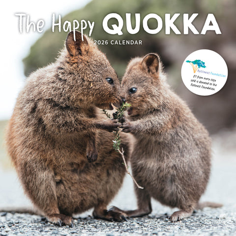 Happy Quokka 2026 Calendar Cover