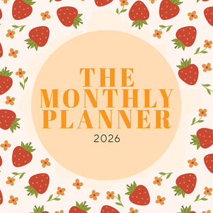 Monthly Planner 2026 Calendar Cover