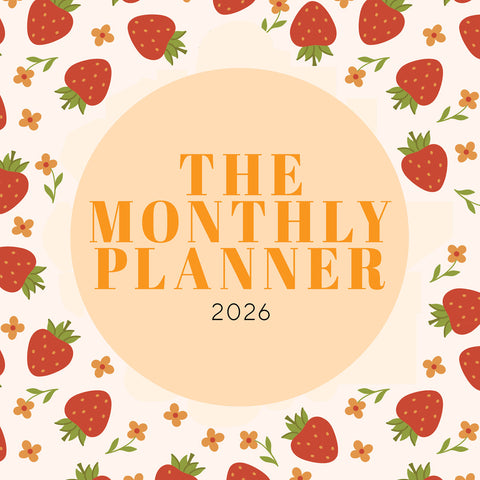 Monthly Planner 2026 Calendar Cover