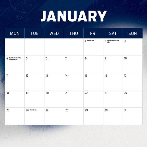 AFL Geelong Cats Calendar 2027