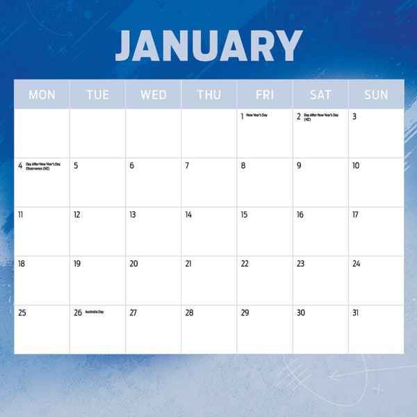 AFL North Melbourne Kangaroos Calendar 2027