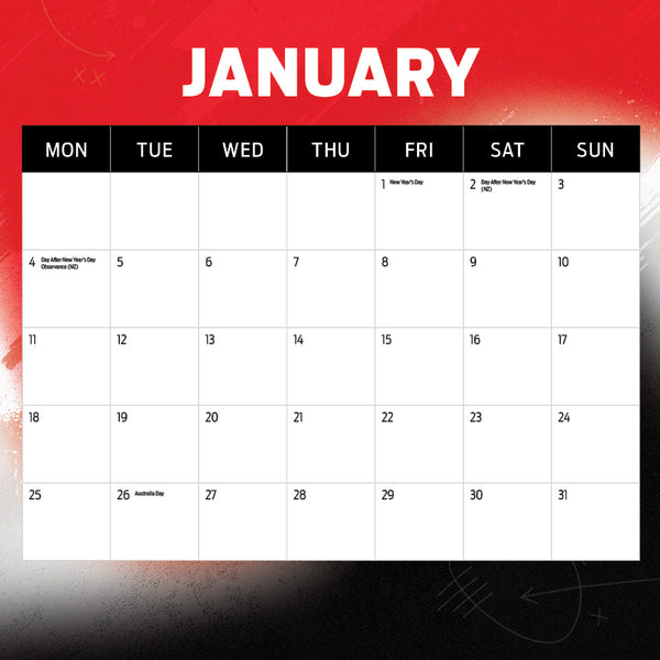 AFL St Kilda Saints Calendar 2027