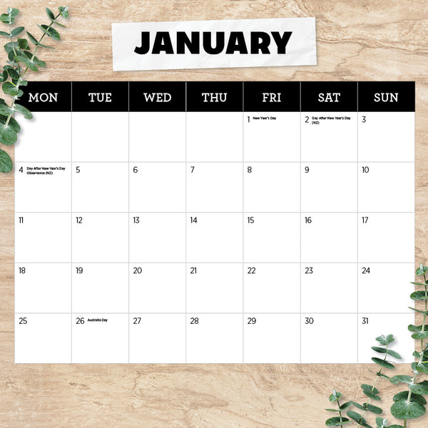 Australia's Raw Beauty Calendar 2027