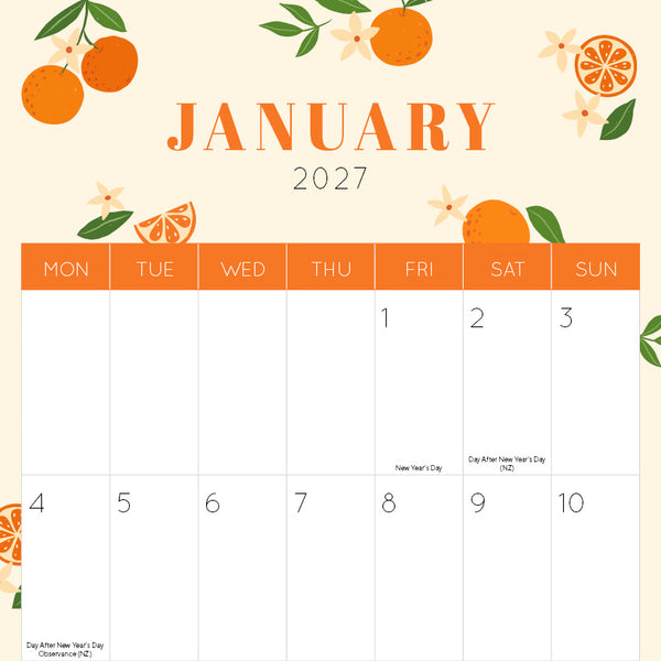 Big Dates Easy-To-See Calendar 2027