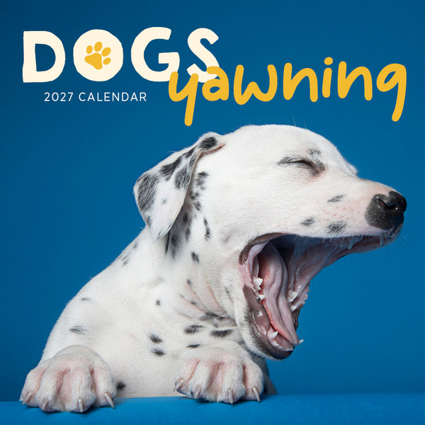 Dogs Yawning Calendar 2027