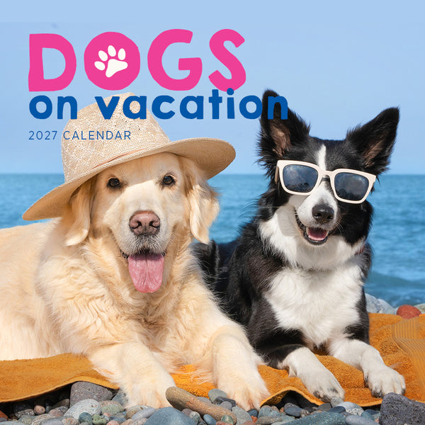 Dogs on Vacation Calendar 2027