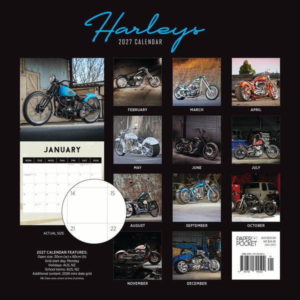 Harleys Calendar 2027