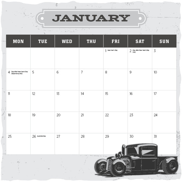 Hot Utes Calendar 2027