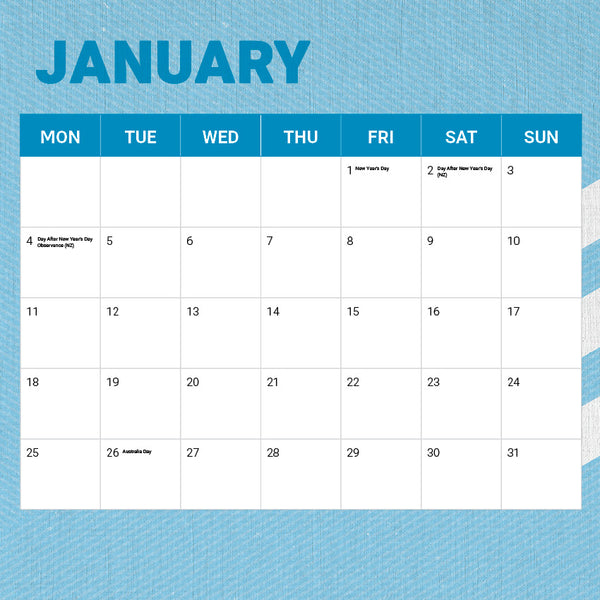 NRL Cronulla Sharks Calendar 2027