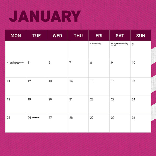 NRL Manly Sea Eagles Calendar 2027