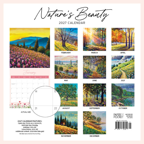 Natures Beauty Calendar 2027