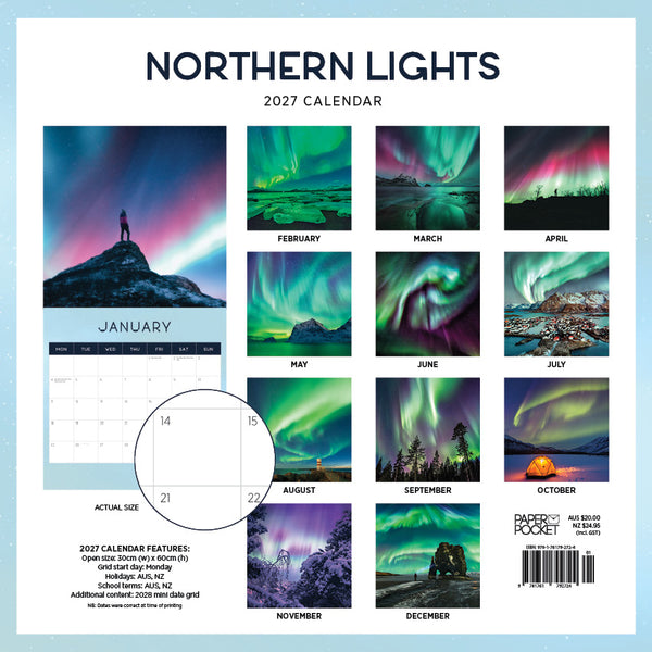 Northern Lights Calendar 2027