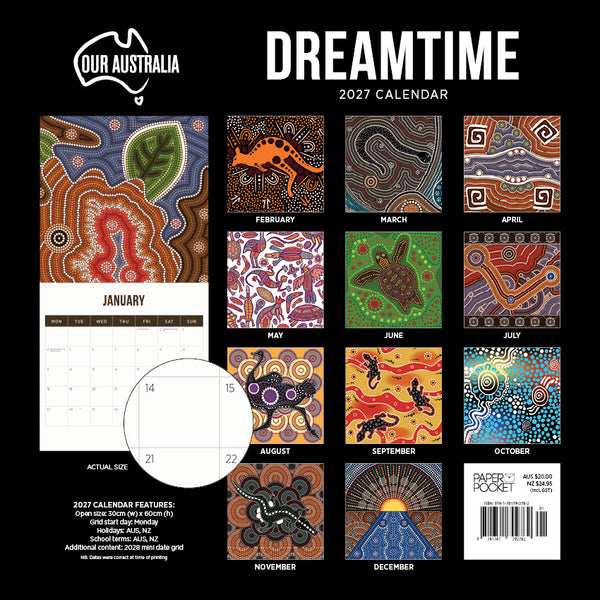 Our Australia Dreamtime Calendar 2027