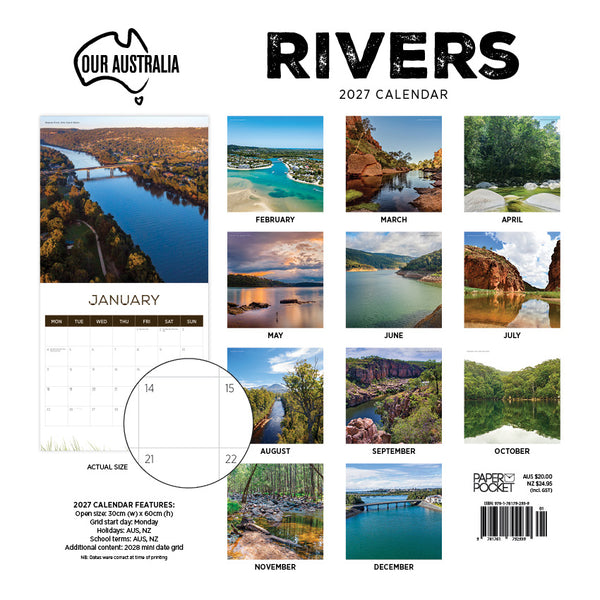 Our Australia Rivers Calendar 2027