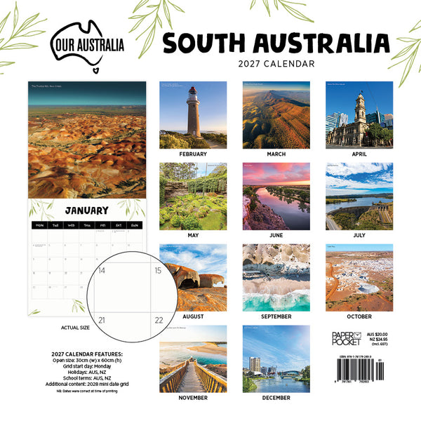 Our Australia South Australia Calendar 2027