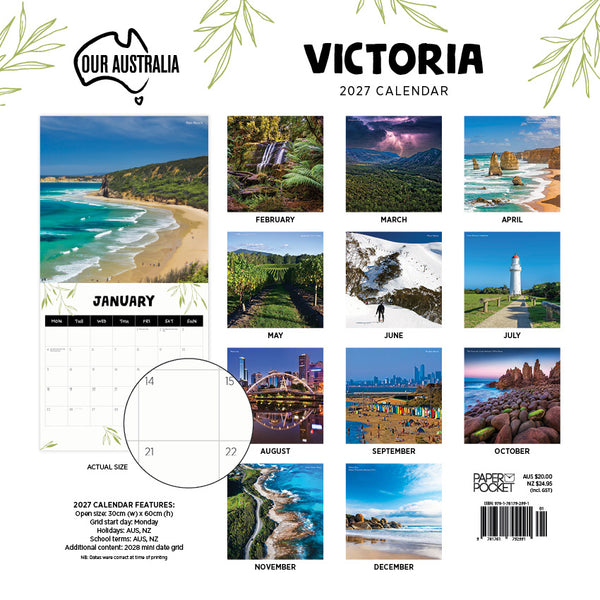 Our Australia Victoria Calendar 2027