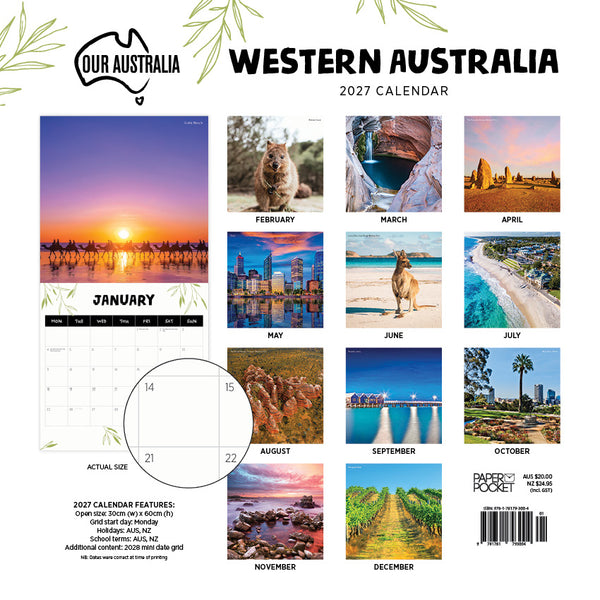 Our Australia Western Australia Calendar 2027