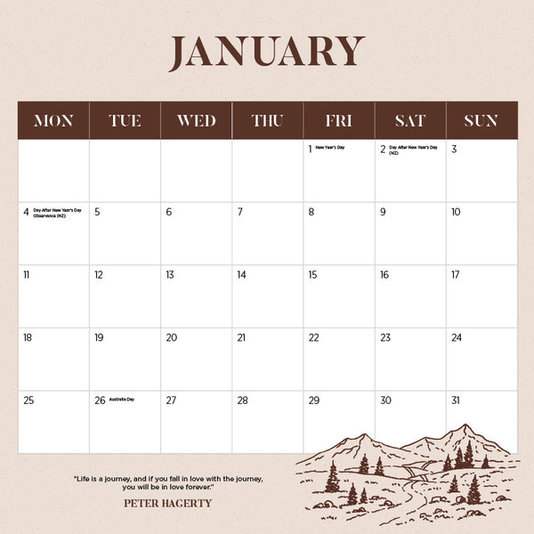 Pathways Of The World Calendar 2027