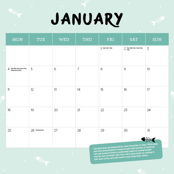 Ragdolls Calendar 2027