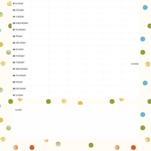 The Monthly Planner Calendar 2027