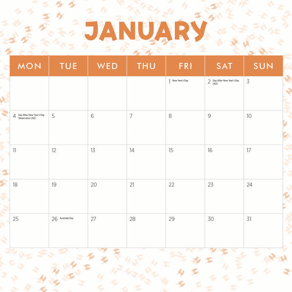This Little Piggy Calendar 2027
