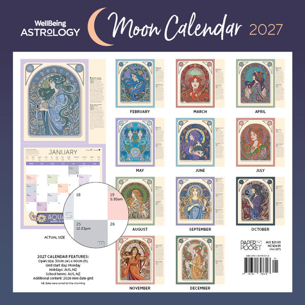 Wellbeing Astrology Calendar 2027
