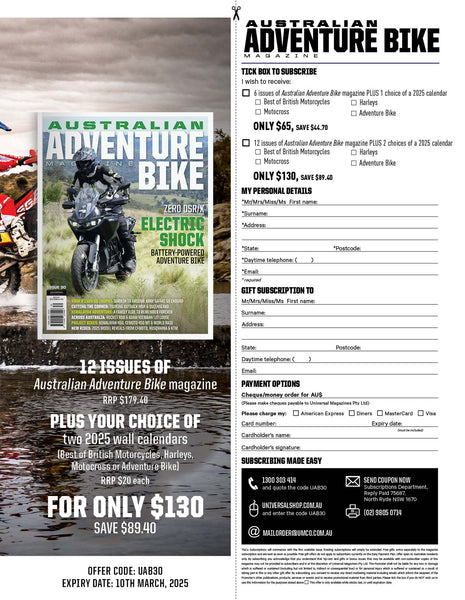 Australian Adventure Bike Magazine Issue 30