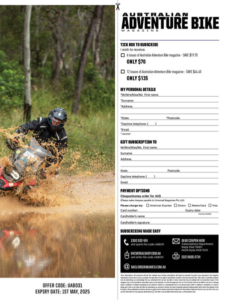 Australian Adventure Bike Magazine Issue 31