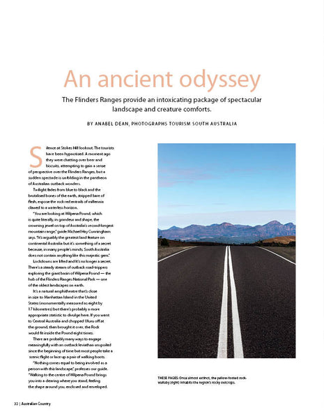 Australian Country Road Trips Issue 2: Travel Guide - Discover 19 Iconic Journeys