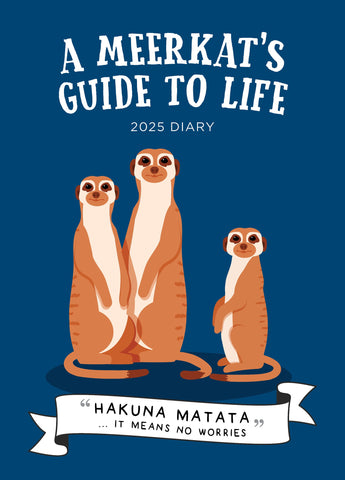 A Meerkats Guide to Life 2025 Diary Cover