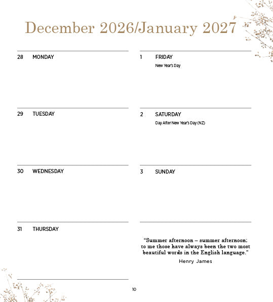 Australian Country Collections 2027 Diary